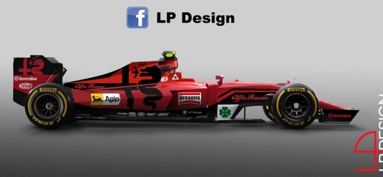 Alfa Romeo F1: Render za sanjarenje